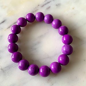 3/$25 ⭐️ Beaded Purple Stone Bracelet